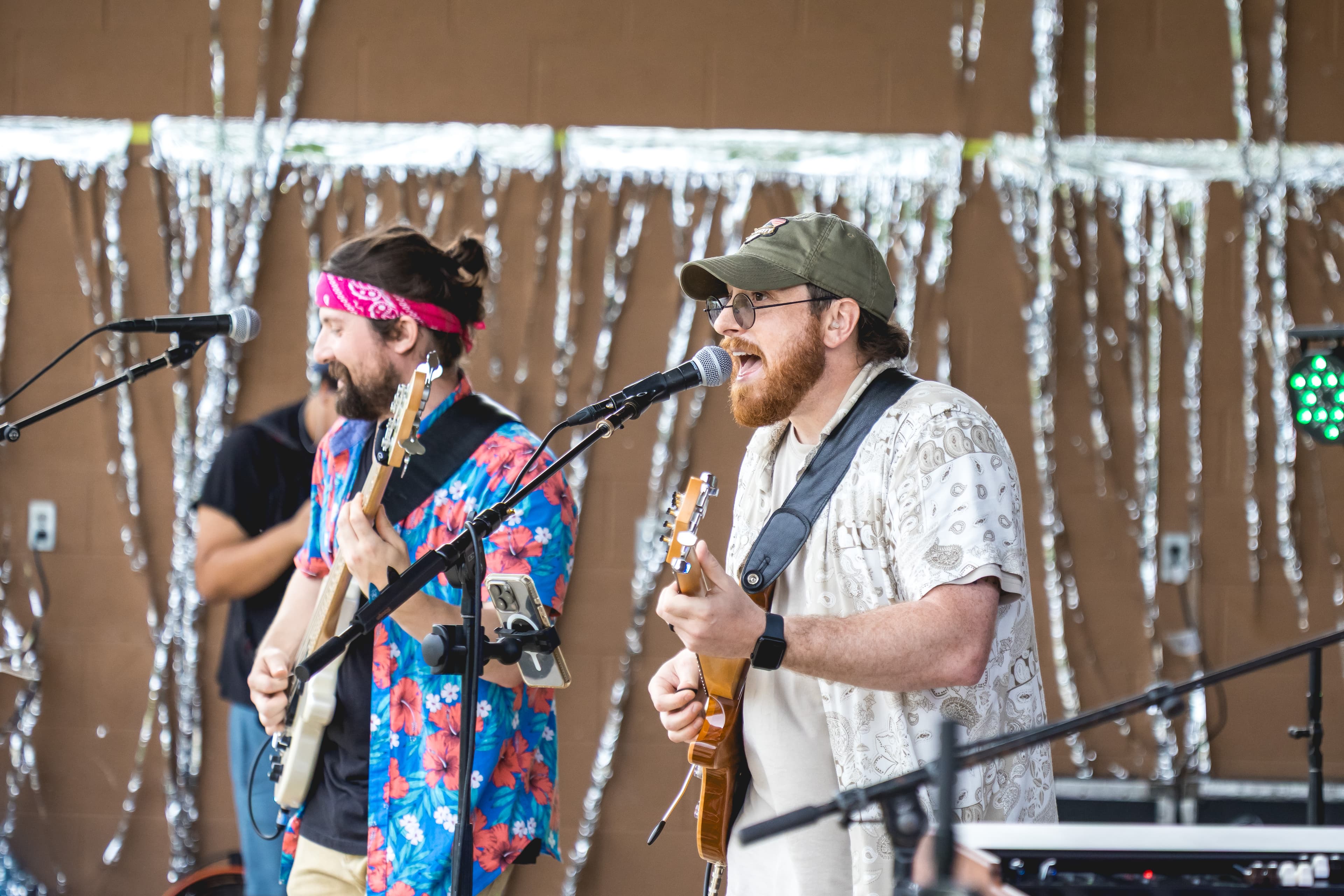Live band performing on stage at Good Friends Music Fest